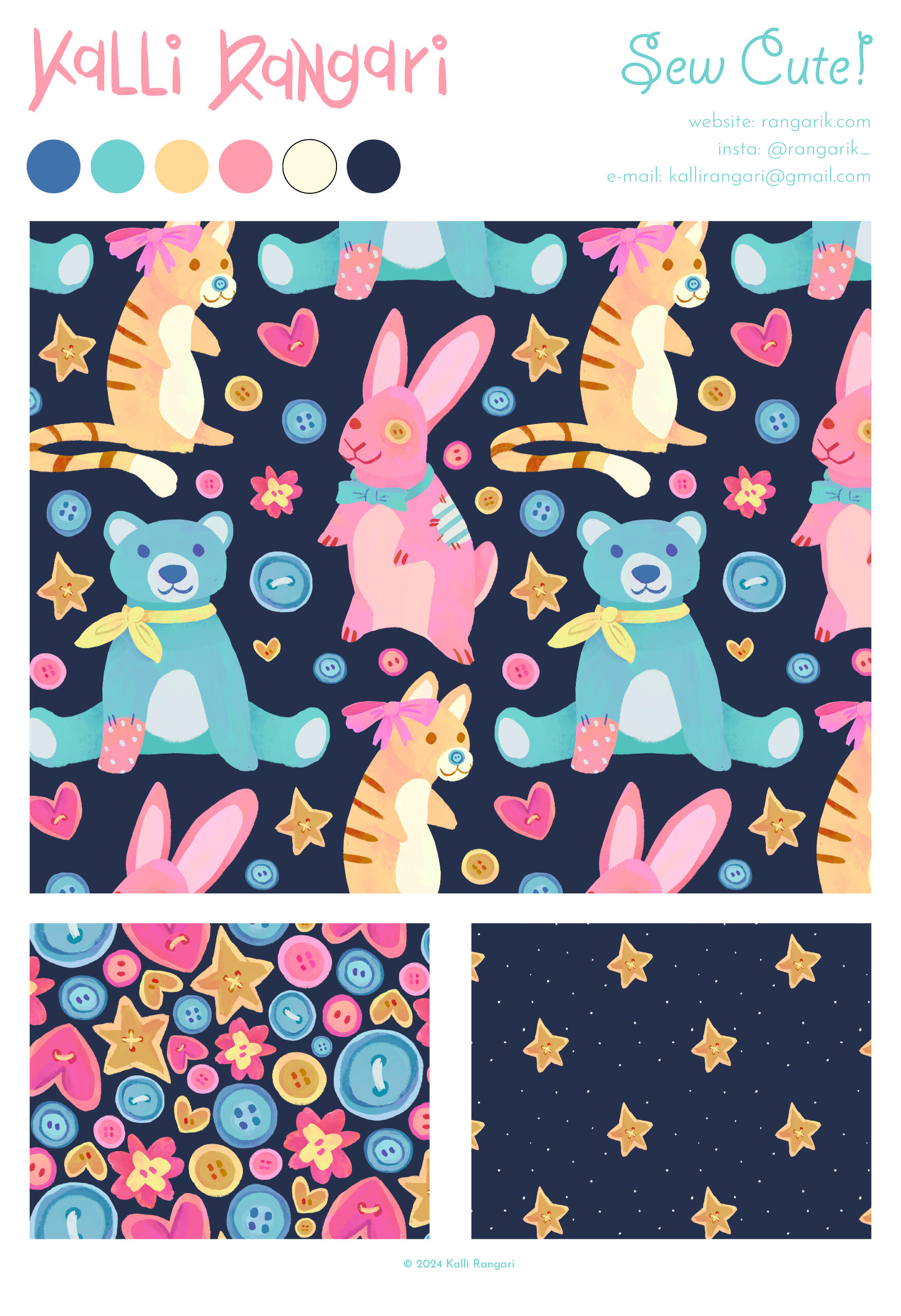 Sew Cute Sell Sheet