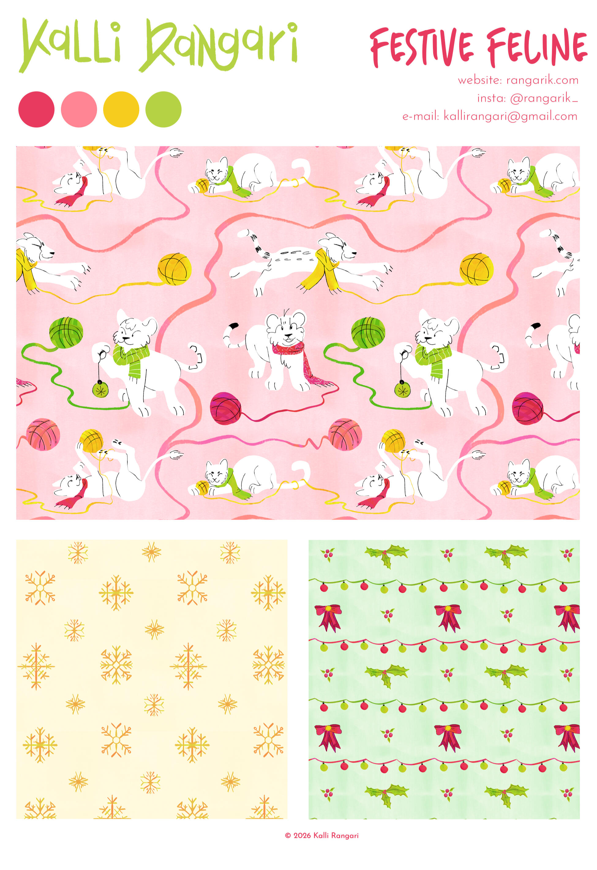 Festive Feline Sell Sheet